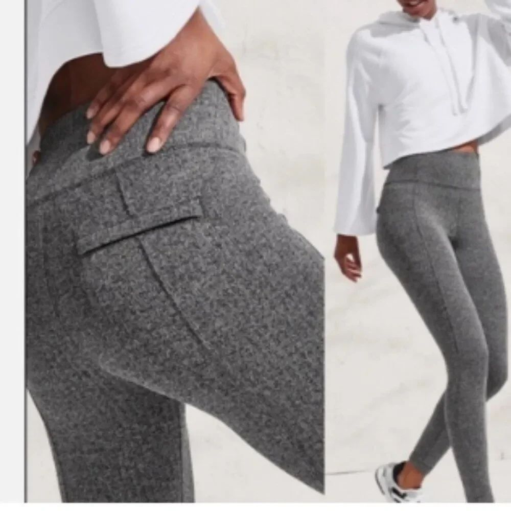 Like New! ATHLETA Delancey Houndstooth Tight Leggings in Size XXS